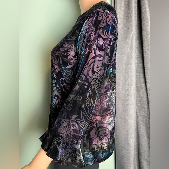 Coldwater Creek Velour Top - Picture 3 of 6